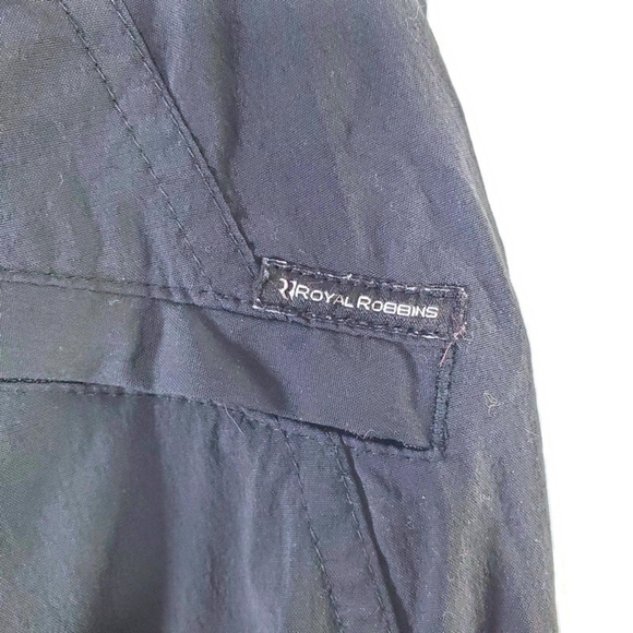Royal Robbins Black Hiking Nylon Spandex Pants Size 14 Regular Length - Picture 8 of 9